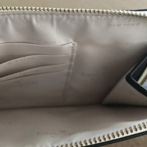 NWT NEW Kate Spade New York ♠️ Cameron Scribble Hearts Wristlet Wallet - Picture 7 of 8